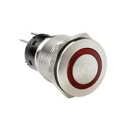 12/24V LAMPA Interrupteur A Bouton Avec Témoin LED Rouge