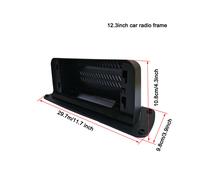 (12,3 pouces) Autoradio universel Android 2 Double Din Fascia pour vieux camion de voiture Panneau stéréo