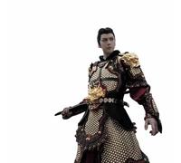 12,5-20 kg Real Armor Unisexe Antique China Kung Fu en acier inoxydable Split Golden Armor Costumes (8 pièces)