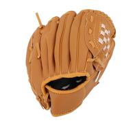 12,5 Pouces Baseball Glove PU Leather Professional Glove Glove Ergonomic Design Soft and Confortant pour Les Adolescents Adults Softball Baseball Training and Competition Use Black (Brun)