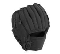12,5 Pouces Baseball Glove PU Leather Professional Glove Glove Ergonomic Design Soft and Confortant pour Les Adolescents Adults Softball Baseball Training and Competition Use Black (Noir)