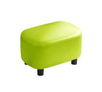 12,5 "Rectangle Petit Tabouret, avec Repose-Pied De Siège Rembourré À Éponge, Chaise De Maquillage À Dos De Semelle De Repasse Moderne du Milieu du Siècle pour Canap Green