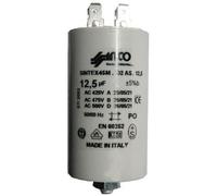 12,5UF-400-450V CONDENSATEUR FIXATION ÉCROU CENTRAL POUR LAVE LINGE - BVMPIECES