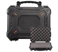 12.60ln(5L) Coque Rigide Étanche avec Mousse Prédécoupée, Anticho Étui De Transport Robuste pour Caméra Drones Appareils Photo Objectifs Et Accessoires（Noir）