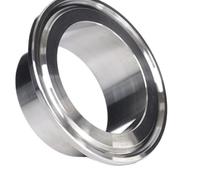 12.7-133Mm 0.5 "0.75" 1 "1.5" 2 "2.5" 3 "4" Tri pince SUS 304 en acier inoxydable raccord sanitaire soudure virole bière brassée à la maison(Size:32mm Ferrule 50.5)
