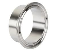 12.7-133Mm 0.5 "0.75" 1 "1.5" 2 "2.5" 3 "4" Tri pince SUS 304 raccord en acier inoxydable virole de soudure(89mm Ferrule 106)