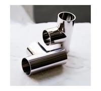 12.7mm Pipe OD Butt Welding Tee 3 Way SUS 304 Stainless Steel Fitting Spliter Homebrew Beer Wine