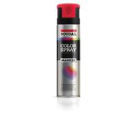 12 aérosols 500ml de color spray traceur de chantier fuchsia fluo - SOUDAL - 155989