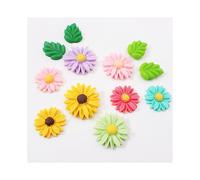 12 aimants pour réfrigérateur Fleur de marguerite Aimants pour réfrigérateur Fleur colorée pour tableau blanc Réfrigérateur Off