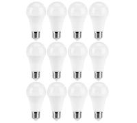 12 ampoules LED E27 blanc lumière du jour - 11 W Luminea