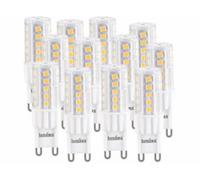 Luminea : 12 ampoules LED G9 - 4.5 W - 480 lm - Blanc chaud Blanc chaud G