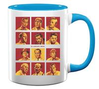 12 Angry Men Tasse à café en céramique Bleu clair