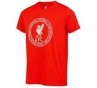 12 Ans - T-Shirt Enfant - Liverpool F.C. - Collection Officielle - Rouge - Manches Courtes - 100% Coton Multicolore