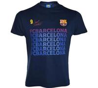12 Ans - T-Shirt - Fc Barcelone - Luis Suarez - Bleu - Manches Courtes - Mixte Multicolore