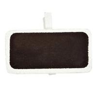 12 ardoises sur pince blanc 4 x 2 cm - chalayer 000293600000001 Blanc G