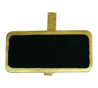 12 ARDOISES SUR PINCE OR 4 X 2 CM Or