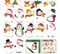 12 Articles Notes Autocollantes Noel,Post-it,Post it Noel Mini,Bloc Note Noel Pour Prendre des Notes,écrire des Messages,Faire des Listes de Courses ou Planifier des Rendez-Vous