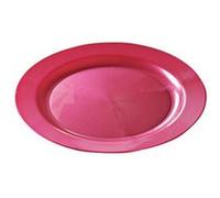12 assiettes rondes réutilisables 19cm magenta - aluplast arp 190 magenta Rose G