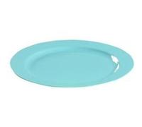 12 assiettes rondes réutilisables 19cm turquoise - aluplast arp 190 turquoise Bleu G