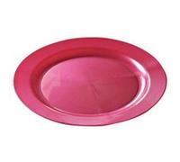 12 assiettes rondes réutilisables 24cm magenta - aluplast arp 240 magenta Rose G