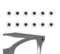 12 Autocollants Occultants à LED pour Lunettes de Soleil Ray-Ban Meta Wayfarer Skyler Headliner Oakley Meta HSTN, Autocollants Occultants à Faible Adhérence pour Lunettes Connectées