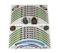 12 Autocollants pour Jantes ProGrip Stripes Rose Rose