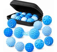 12 Balles Magnétiques Sensorielles en Silicone, Fidget Toy Tactile Texturé pour Adultes, Jouet de Manipulation Bureau École, Cadeau Original