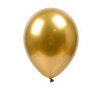 12 Ballons dorés métallisés 28 cm - Doré - Taille Unique