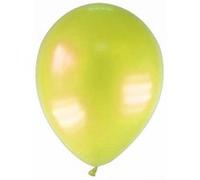 12 Ballons metallises jaunes 28 cm jaunes G