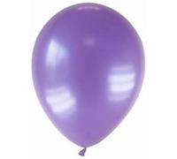 12 Ballons métallisés violets 28 cm Taille Unique violets G