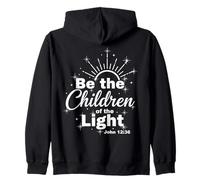 12 Be The Children of The Light Verse biblique catholique Sweat à Capuche