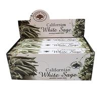 12 Boîtes de 15 bâtonnets Encens Sauge Blanche - green tree white sage