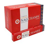 12 boîtes d'encens Golden Nag Champa 180 bâtons