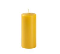 12 bougies ciro diamètre 5 cm hauteur 15 cm - Couleur moutarde - Durée 48 heures - Non parfumé - Cereria Di Giorgio