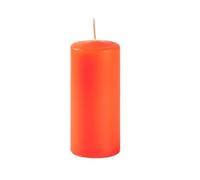 12 bougies ciro diamètre 5 cm hauteur 15 cm - Couleur orange citrouille - Durée 48 heures - Non parfumé - Cereria Di Giorgio