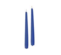 12 bougies coniques - Diamètre 2,2 cm Hauteur 30 cm - Couleur bleu dusk - Durée 10 heures - Standard pour chandelier - Cereria Di Giorgio