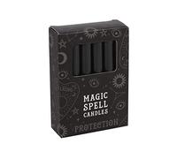 12 Bougies Magiques Magiques Protection Noir 10cm