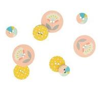 12 boutons en bois Scandisweet Multicolore G