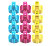 Go Inks Ensemble 3 cartouches d'encre compatibles remplaçant HP 363 12 encres pour HP Photosmart