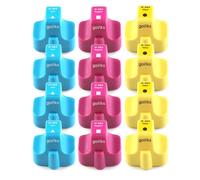 Go Inks 4 C/M/Y Ensemble de 3 Cartouches d'encre à remplacer HP 363 Compatible/Non-OEM pour HP Photosmart Imprimantes (12 Encres)