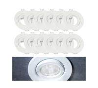 12 cadres de montage pivotants pour spot encastrable Luminea