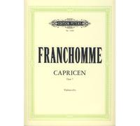 Franchomme Auguste Joseph – 12 Caprices Op. 7 pour violoncelle – Édition Peters