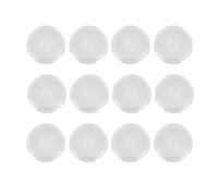 12 capuchons de remplacement pour joystick, diamètre 20,2 mm, capuchons de boutons mécaniques pour manette de jeu de, capuchons de boutons de remplacement en ABS antidérapan (Transparente)