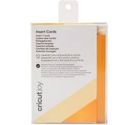 12 cartes et enveloppes crème et or holographique 13,9 x 10,7 cm Cricut Blanc G