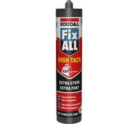 Mastic colle - SOUDAL - Fix All High Tack - 290ml - Blanc - Élastique et résistant aux UV