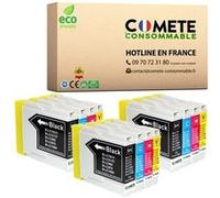 12 Cartouches compatibles LEXMARK LC970/LC1000 B3C3M3Y3 G