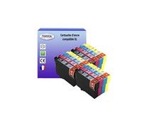 12 Cartouches Compatibles pour Epson Stylus Office BX305F, BX305FW, BX305FW Plus remplace Epson T1281 T1282 T1283 T1284 -