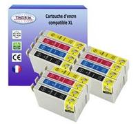 12 Cartouches Compatibles pour Epson Stylus SX600FW, SX610FW remplace Epson T0711 T0712 T0712 T0714 - T3AZUR G