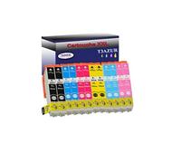12 Cartouches Compatibles pour Epson T2431/ T2432/ T2433/ T2434/ T2435/ T2436 - T3AZUR