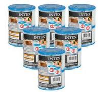 12 Cartouches de Filtration Intex pour filtre Spa - Intex TYPE S1 G